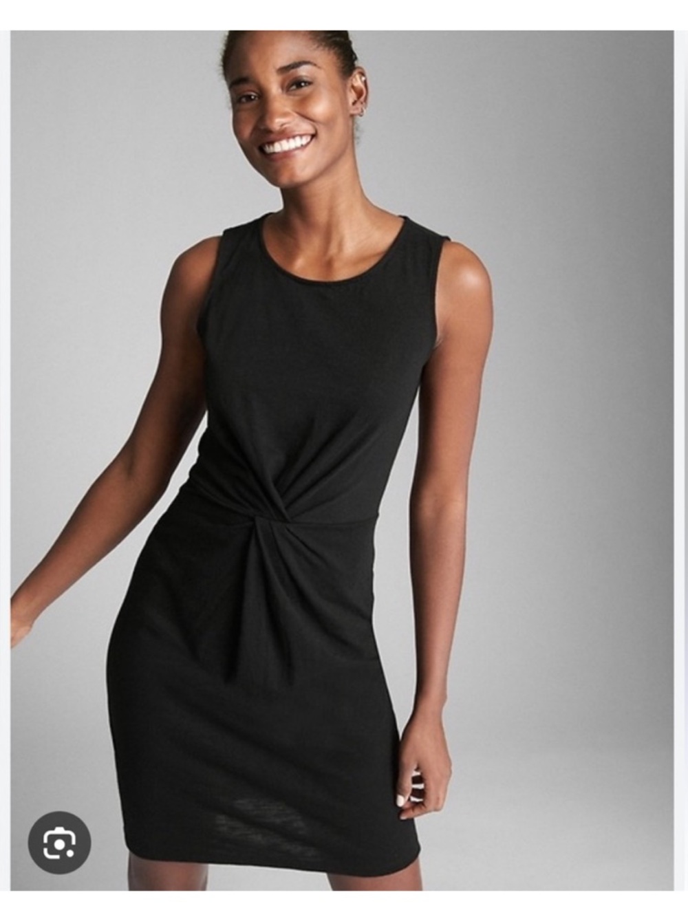 Gap knot front jersey dress